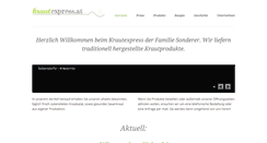 Desktop Screenshot of krautexpress.at