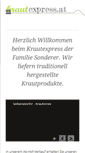 Mobile Screenshot of krautexpress.at