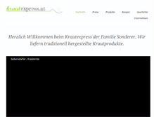 Tablet Screenshot of krautexpress.at